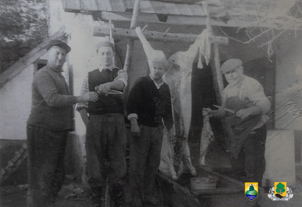 Disznóvágás - Bajtek Pál, Simonyi József, Bajtek István, Kozmann József